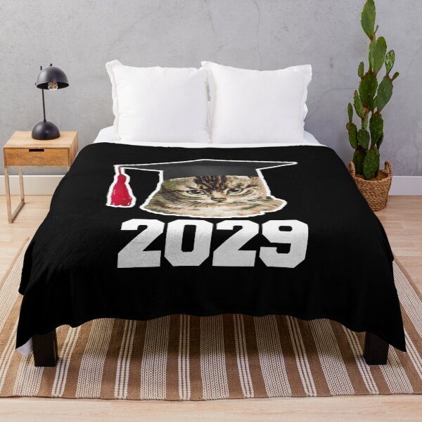 Item preview, Class Of 2029 Graduated Cat Grow With Me designed and sold by BOSHIRT.