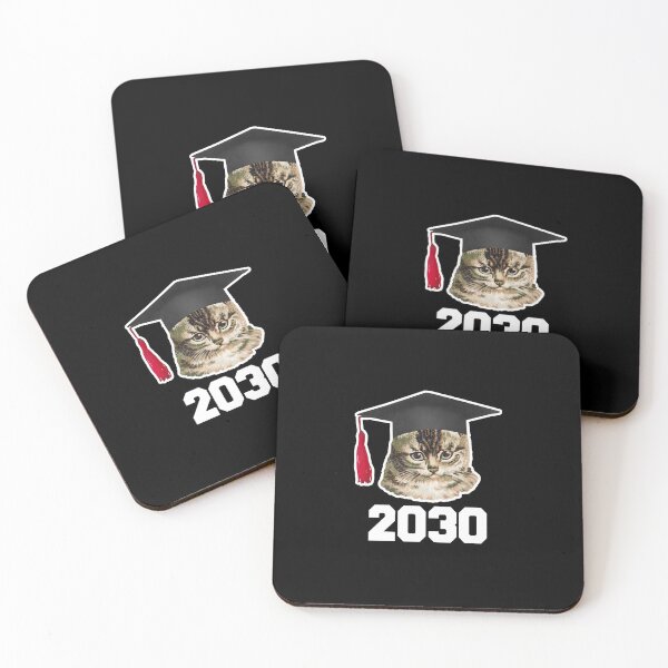 Item preview, Class Of 2030 Graduated Cat Grow With Me designed and sold by BOSHIRT.