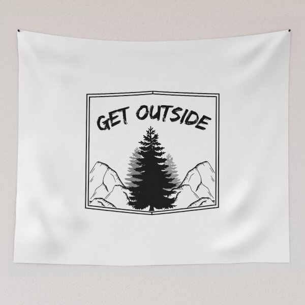 Item preview, Get Outside Wilderness Graphic designed and sold by FlipSideDesign.