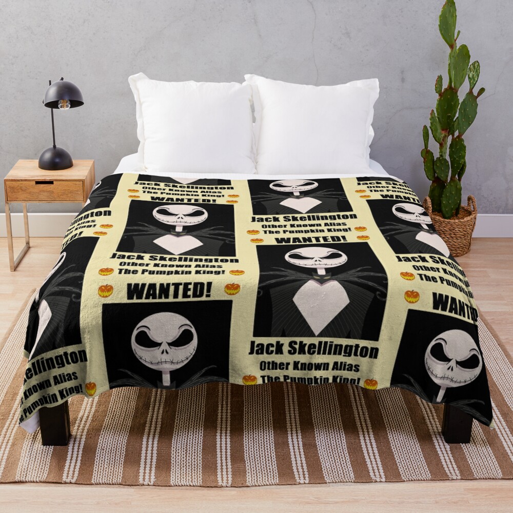 Jack the outlet pumpkin king blanket