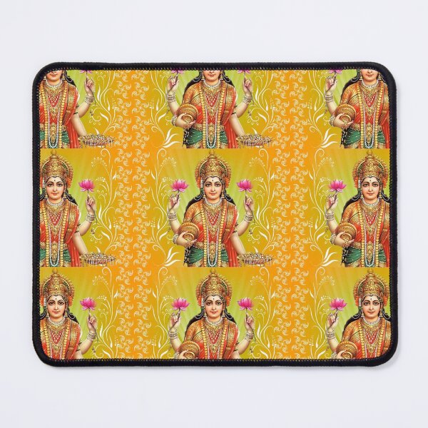 Item preview, Hindu Goddess Lakshmi Hindi Mata Diwali Indian Textile Pattern designed and sold by Popular-Gifts.