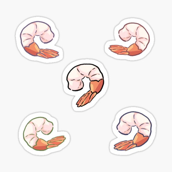 supreme x shrimp sticker
