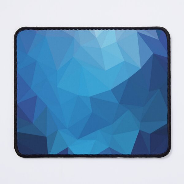 Item preview, Abstract blue light triangle polygon Rumpled abstract Geometric Triangle Shapes designed and sold by WearWolfDesigns.