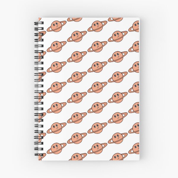 Item preview, Minimalistic And Happy Orange Saturn Planet In Space Galaxy designed and sold by Barolina.