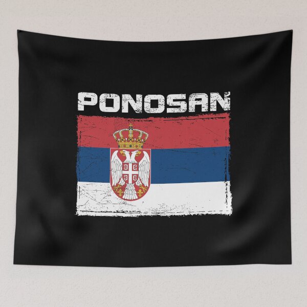 Item preview, Serbian Flag - Proud Serb designed and sold by Mila1946.