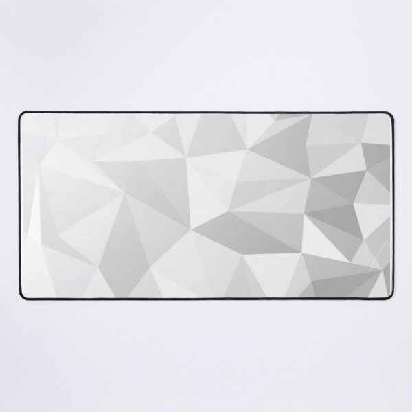 Item preview, White Grey Shaded Rumpled abstract Geometric Triangle Shapes designed and sold by WearWolfDesigns.