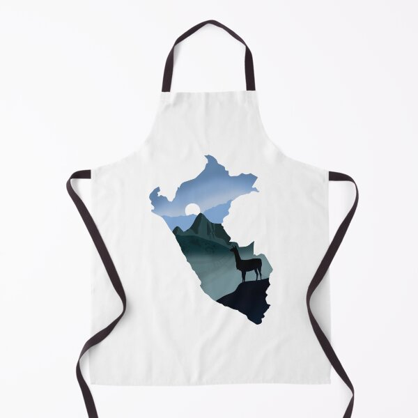 Item preview, Peru, map and landscape designed and sold by landscapeworlds.