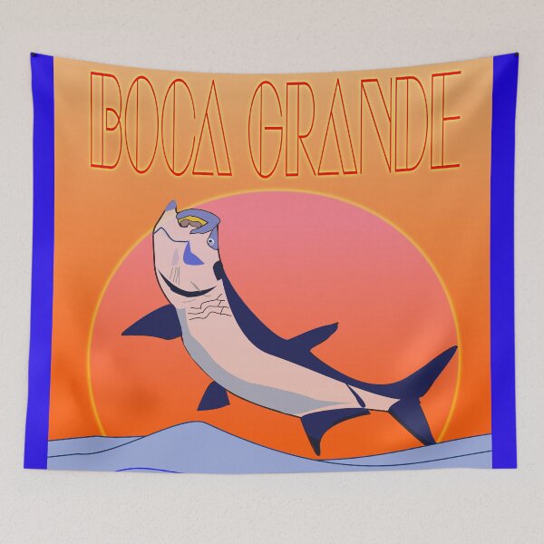 Item preview, Boca Grande Tarpon Fishing GRAPHIC designed and sold by EdwardMonet.