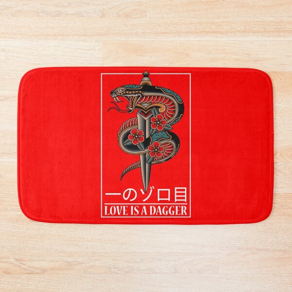 Item preview, Love Is A Dagger Snake & Flowers designed and sold by Alladin7.