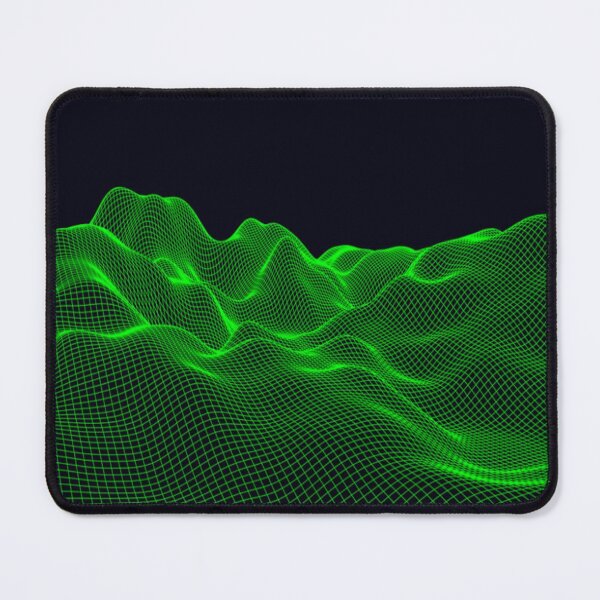 Item preview, Abstract mesh landscape cyberspace grid data Futuristic Contempraray designed and sold by WearWolfDesigns.