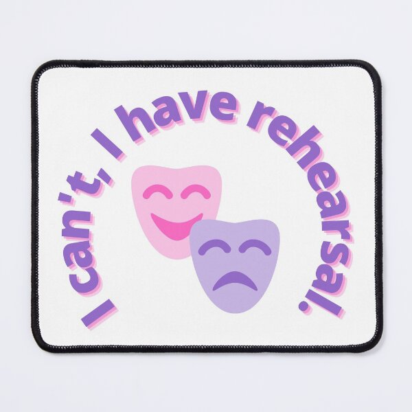 Item preview, I Can't, I Have Rehearsal - Purple+Pink designed and sold by inmylife24601.