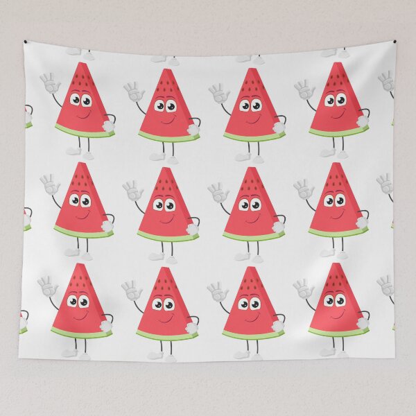 Item preview, Watermelon Fruit Cartoon Character Summer Cool designed and sold by The-Fantasy.