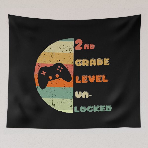 Item preview, Copy of 2nd Grade Level Unlocked - Controller on a Sunset Background - Gift for Daughter or Niece designed and sold by CactusFamily.