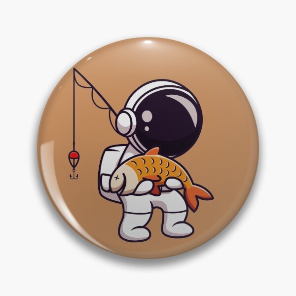Item preview, Astronaut Fish, Space designed and sold by AUGUSHOPTY.