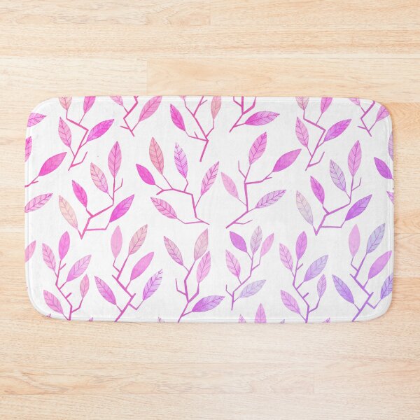Item preview, Leafy Twigs - Hot Pink and Violet designed and sold by Marie Funseth.