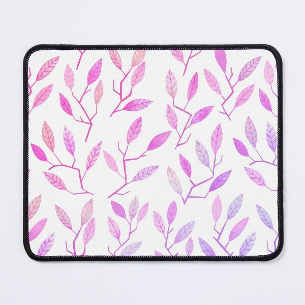 Item preview, Leafy Twigs - Hot Pink and Violet designed and sold by Marie Funseth.