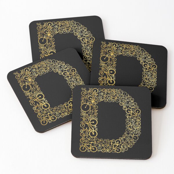 Item preview, Letter D Gold Bicycles designed and sold by Alladin7.