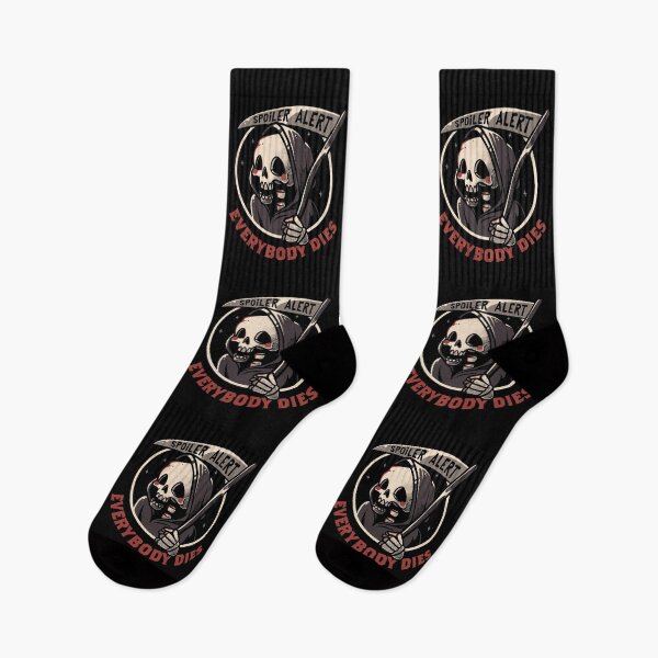 Item preview, Spoiler Alert - Funny Skull Grim Reaper Gift designed and sold by EduEly.