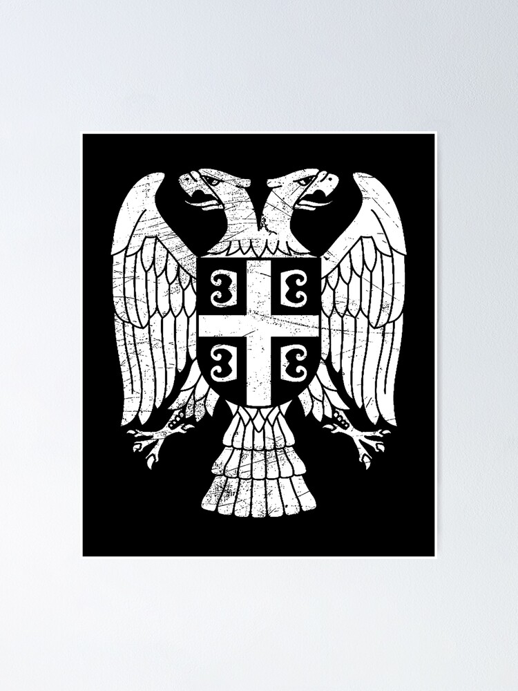 Póster «Escudo de armas del águila de Serbia» de Mila1946 | Redbubble