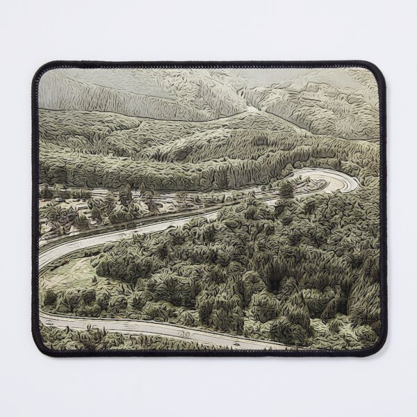 Item preview, Nordschleife from Above Art Print – Nürburgring Aerial View Poster designed and sold by Road To Track.