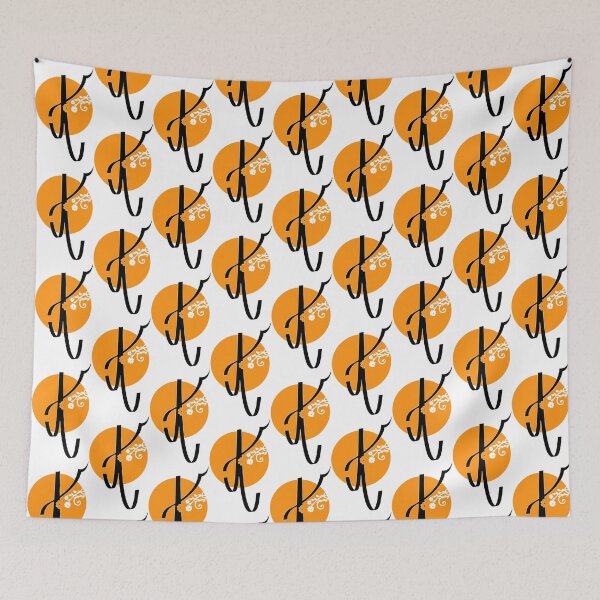 Item preview, Calligraphic japan style t letter design designed and sold by crevettedesign.