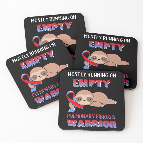 Item preview, Mostly Running On Empty Pulmonary Fibrosis Warrior designed and sold by Brad-FI.