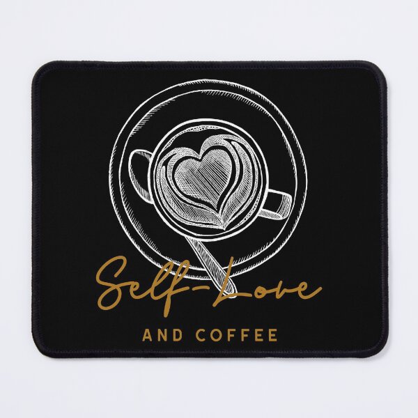 Artikelvorschau, Selbstliebe und Kaffee, Herz entworfen und verkauft von Finding Balance.