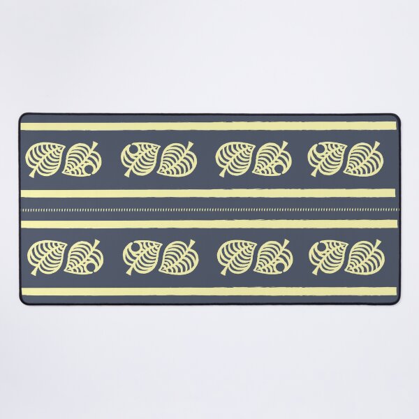 Item preview, Nook Leaf Aloha Logo - Yellow and Grey/Blue Hand-drawn Style  designed and sold by TheMajesticGoat.