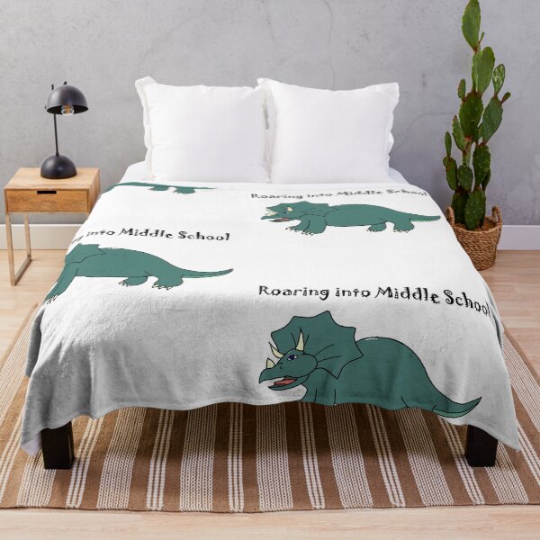 Item preview, Roaring Into Middle School Triceratops Dinosaur designed and sold by Jessi-Sketches.