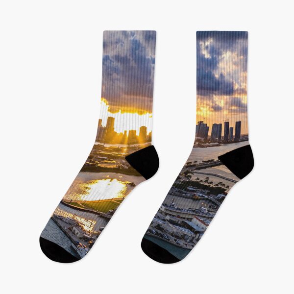 Item preview, Miami Beach Florida Sunset FL Skyline designed and sold by Piper-Deals.