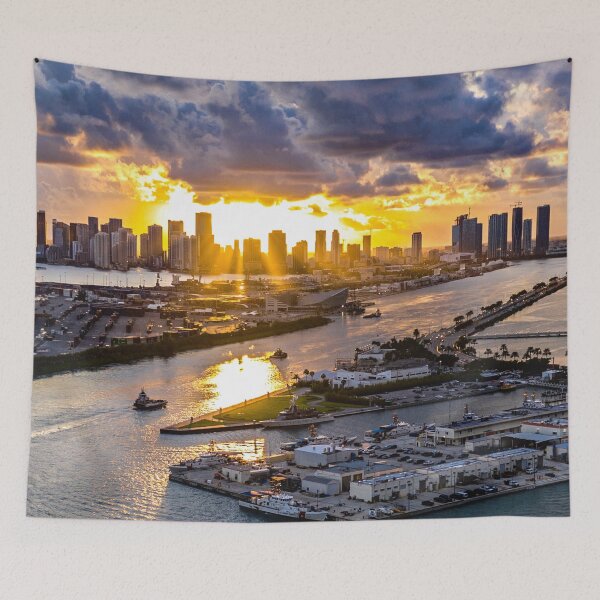 Item preview, horizonte de miami beach, florida, florida, ocaso, fl designed and sold by Piper-Deals.