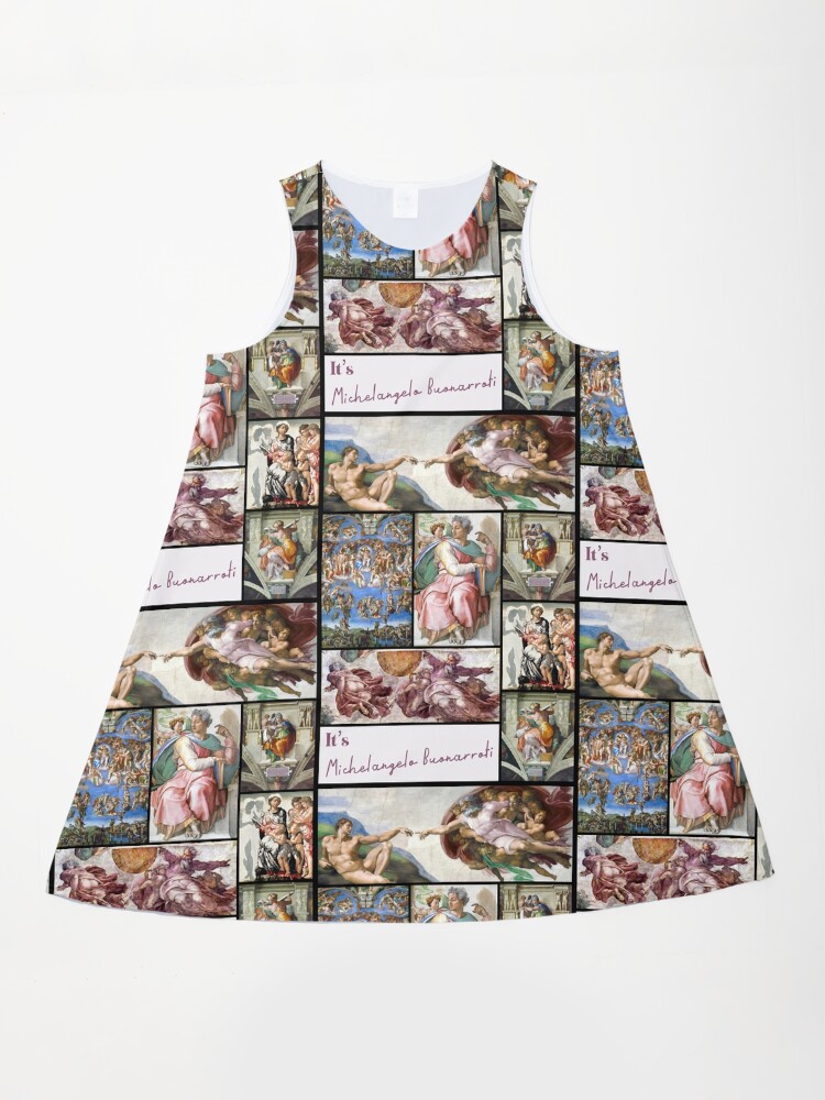 It's Michelangelo Buonarroti Collection - Art" A-Line Dress for Sale by  Ravensdesign | Redbubble