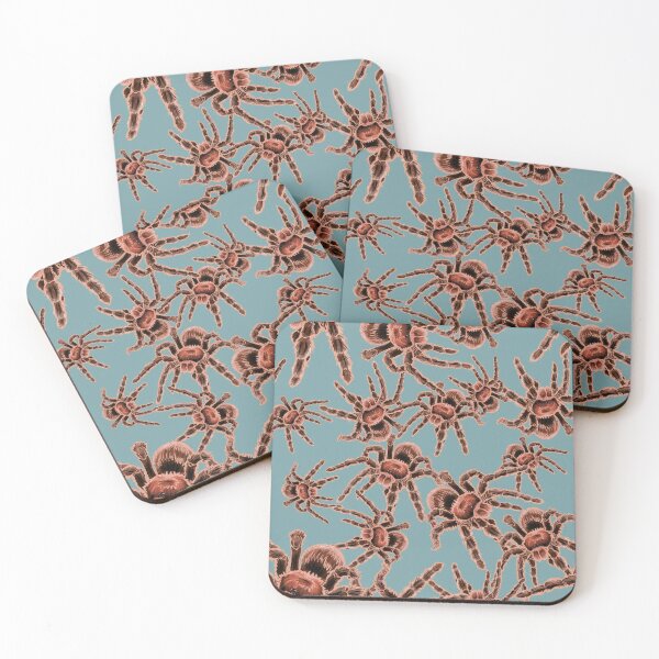 Item preview, Chilean Rose Hair Tarantula All Over Print (Blue Background) designed and sold by RJKpoyp.