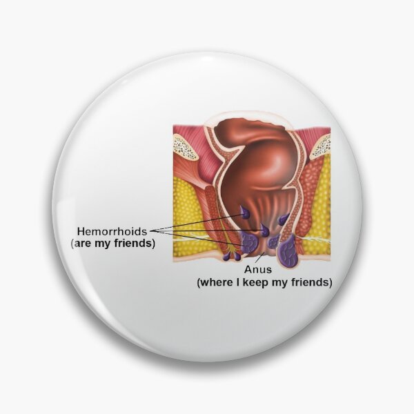 Item preview, Colon Humor with hemorrhoids designed and sold by BlueTreePublish.