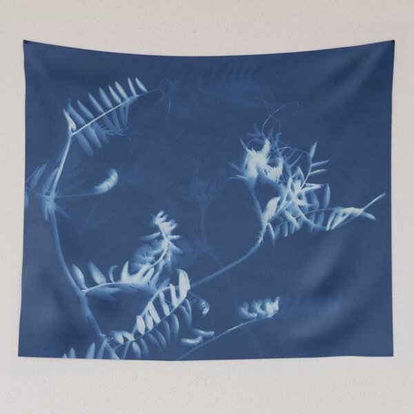 Item preview, Cyanotype Hairy Vetch designed and sold by LymphomaLass.