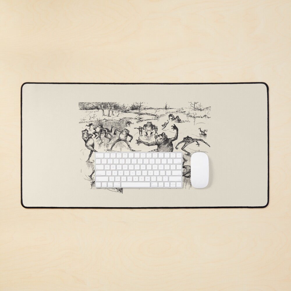 Item preview, Desk Mat designed and sold by MinistryOfFrogs.
