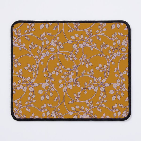 Item preview, Golden Leaves Vintage Wallpaper Print designed and sold by Retro Art Factory.