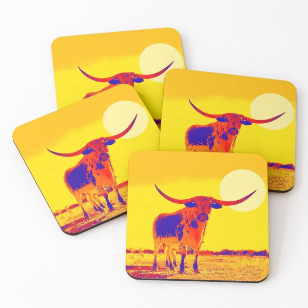 Item preview, Pop Art Style - Modern Western Ranch - Texas Longhorn designed and sold by CattlettArt.