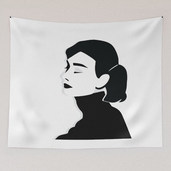 Item preview, Audrey Hepburn-Ruston Silhouettes designed and sold by Moyanana.