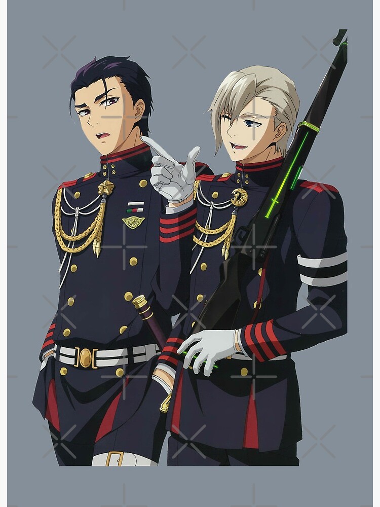 Shinya Hiiragi And Guren Ichinose, Seraph of the End Art Board Print for  Sale by Polarys