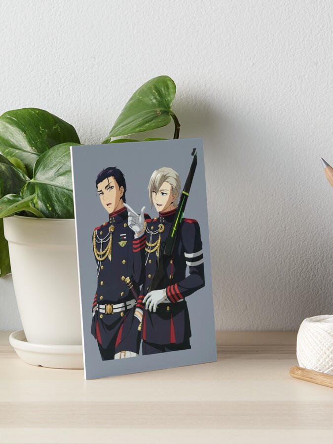 Shinya Hiiragi And Guren Ichinose, Seraph of the End Art Board Print for  Sale by Polarys