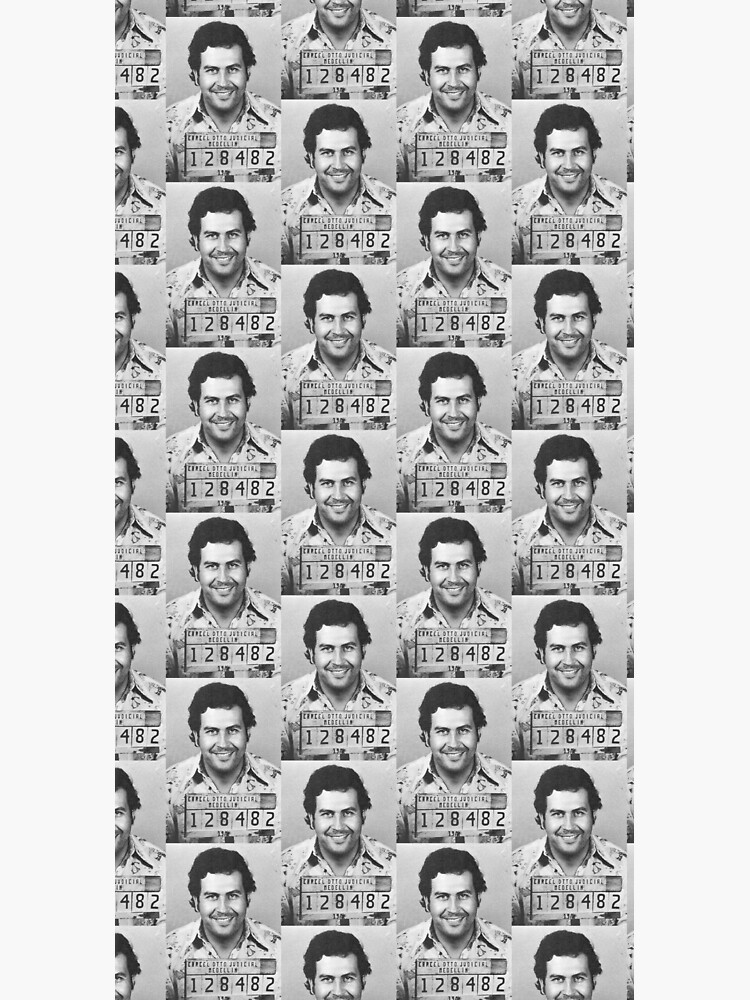 PABLO ESCOBAR MUGSHOT by colorcollective