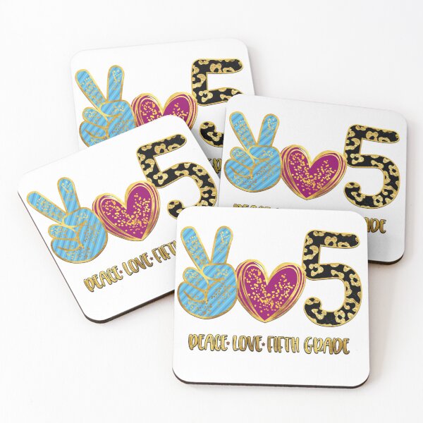 Item preview, Peace Love Fifth-Grade Funny Tie-Dye Student Teacher designed and sold by king's Outfit.