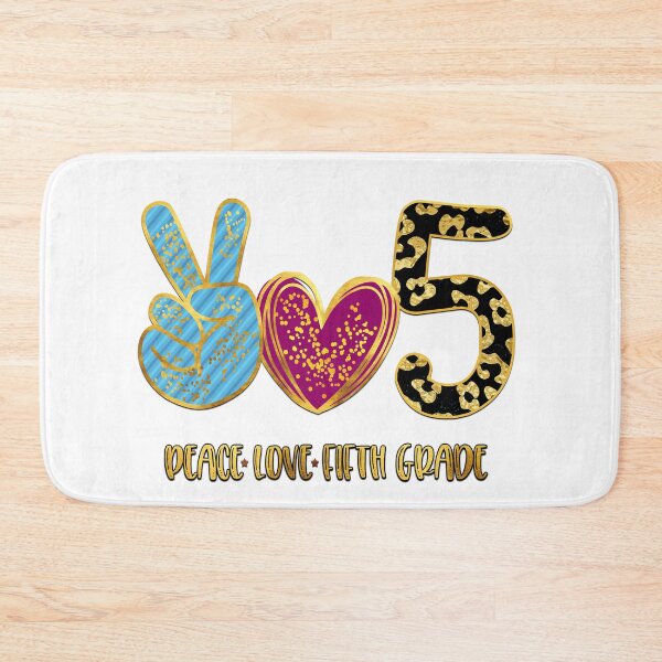 Item preview, Peace Love Fifth-Grade Funny Tie-Dye Student Teacher designed and sold by king's Outfit.