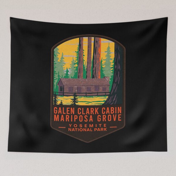 Item preview, Galen Clark Cabin Mariposa Grove Yosemite National Park designed and sold by JordanHolmes.