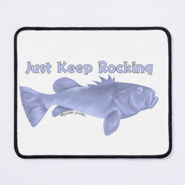 Item preview,  Purple Rockfish Pun designed and sold by Krystal  Thomas.