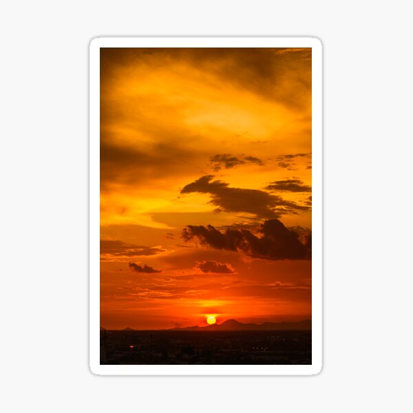 Dramatic Sunset Sticker