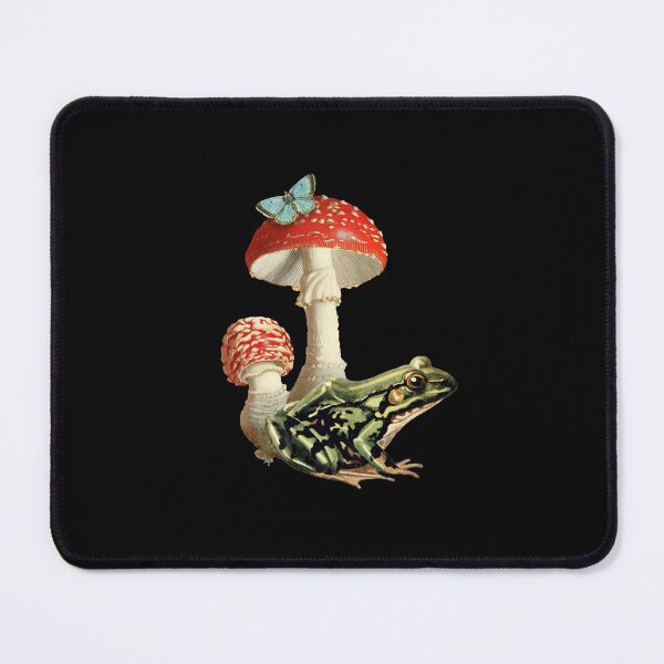Item preview, Frog Under Toadstool Mushroom: Cottagecore Aesthetic, Goblincore Fungi, Forest-Themed Gremlincore Fantasy designed and sold by MinistryOfFrogs.