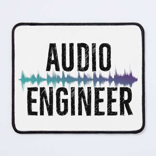 Item preview, Audio Engineer Gift Sound Wave Blue designed and sold by DanLopesMerch.