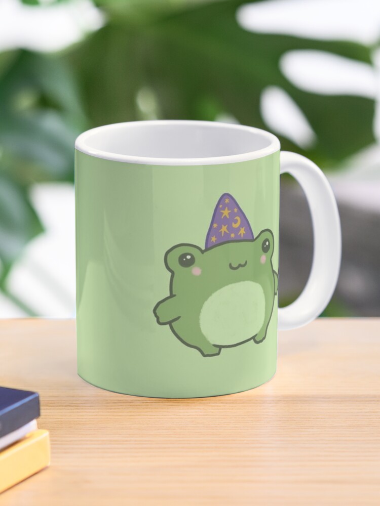 Pastel Strawberry Frog: Kawaii Cottagecore Aesthetic Chubby Froge